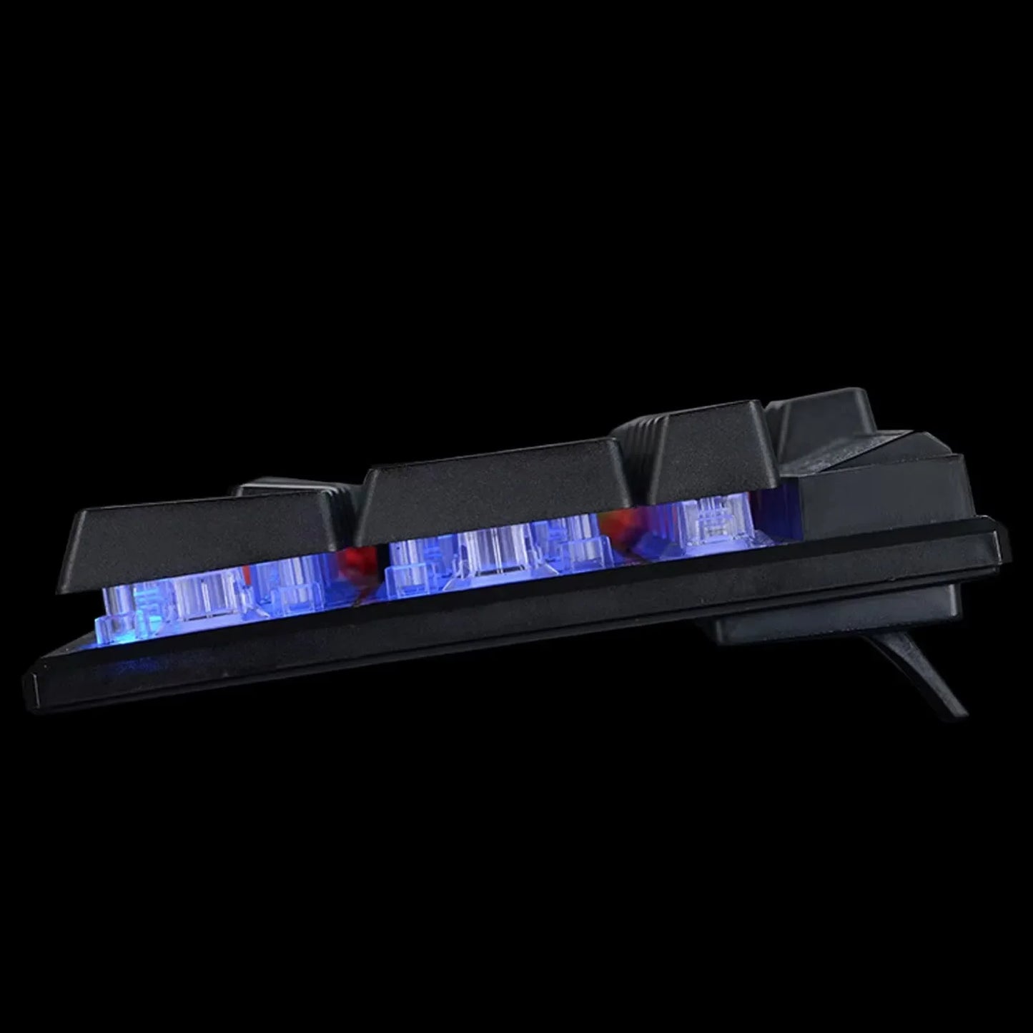 Kit Teclado USB Evolut RGB LED e Mouse Gamer 2400 DPI Iluminação Personalizada