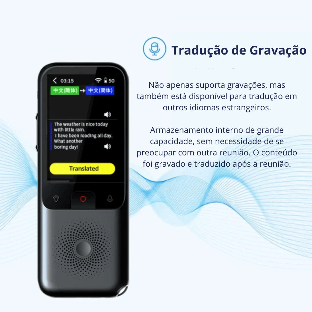 Aparelho Tradutor de Idiomas Dayu.p