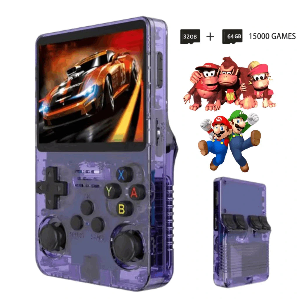 Game Portátil Retro R36S Plus 15 Mil Jogos