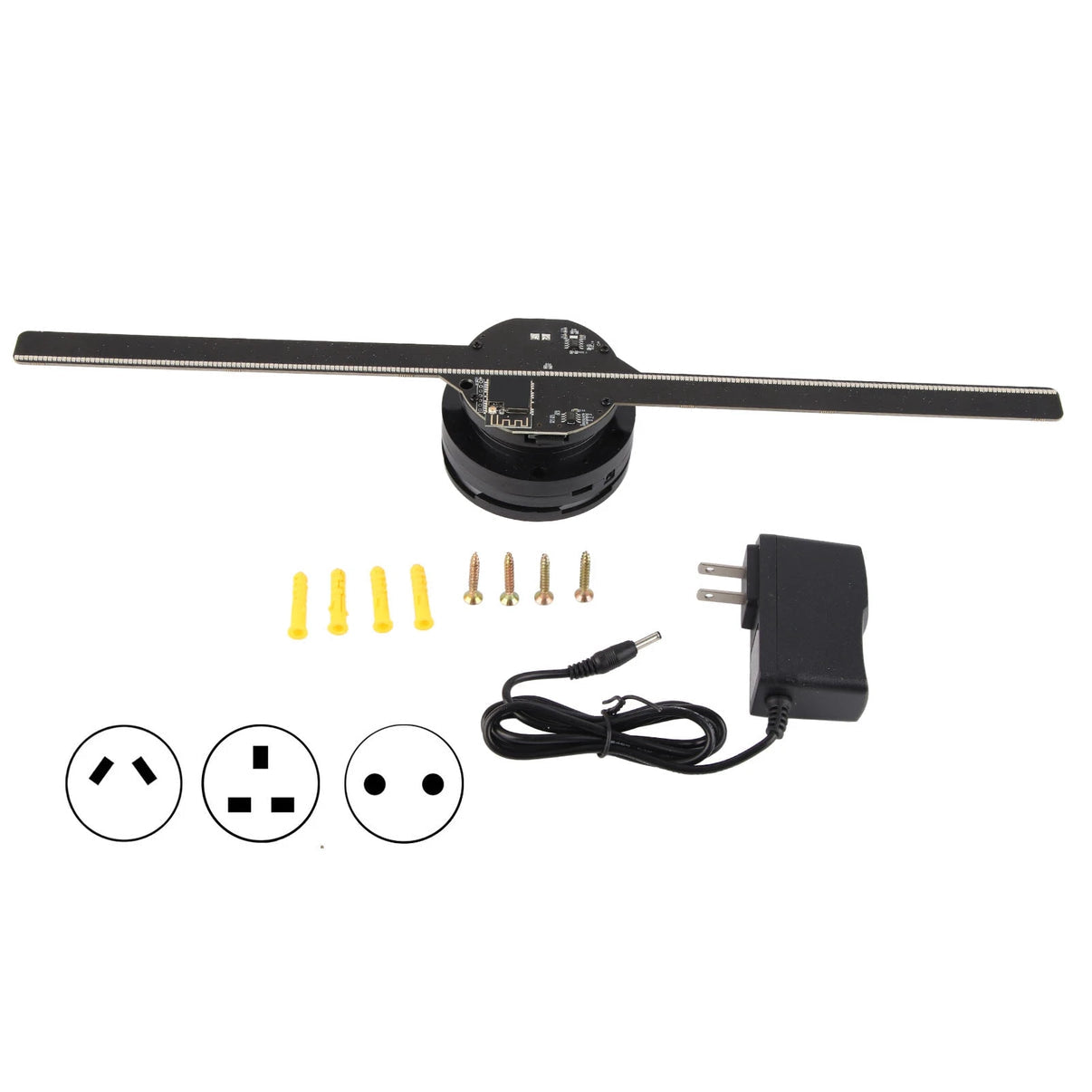 Ventilador Holograma Tech 3D (100-240V)