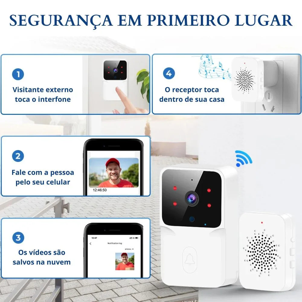 Campainha Smart Home Wi-Fi