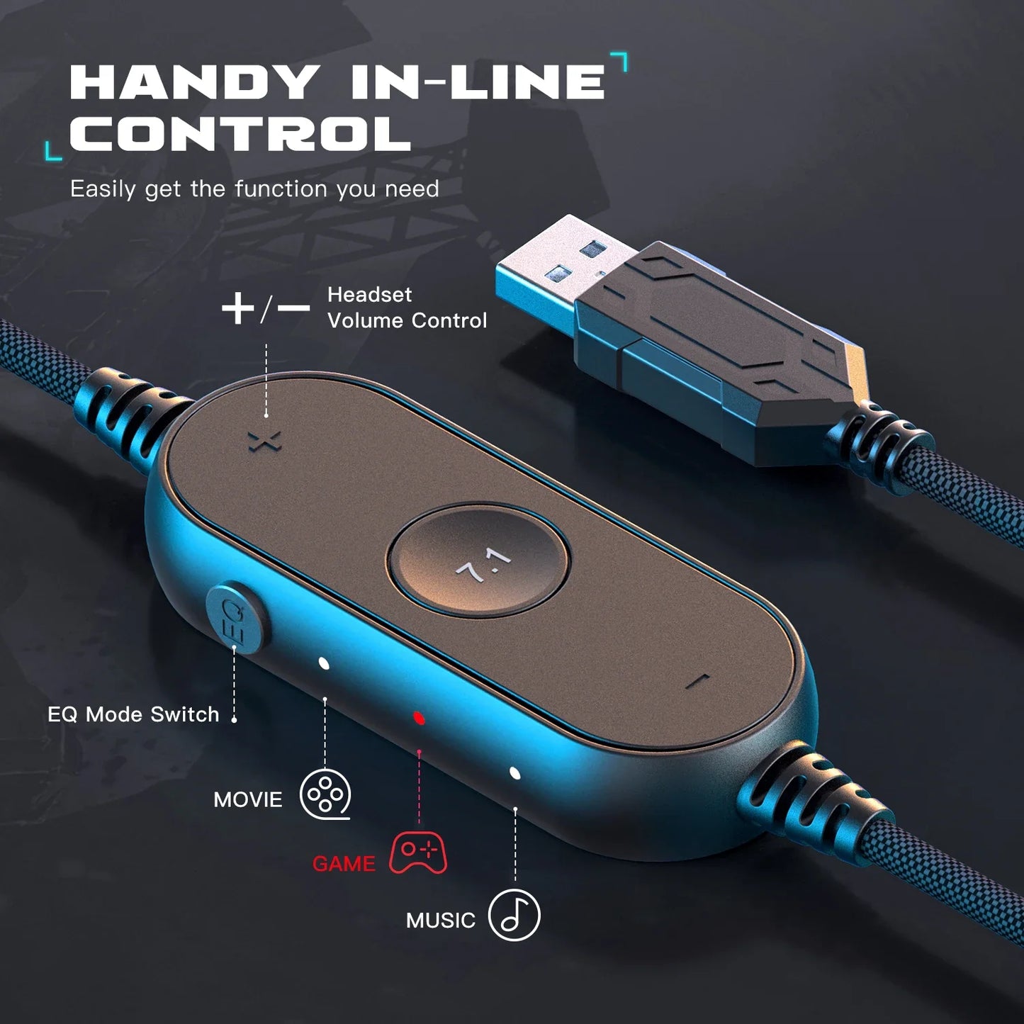 Fifine-Auscultadores Dinâmicos RGB para Jogos com Microfone, Auscultadores Over