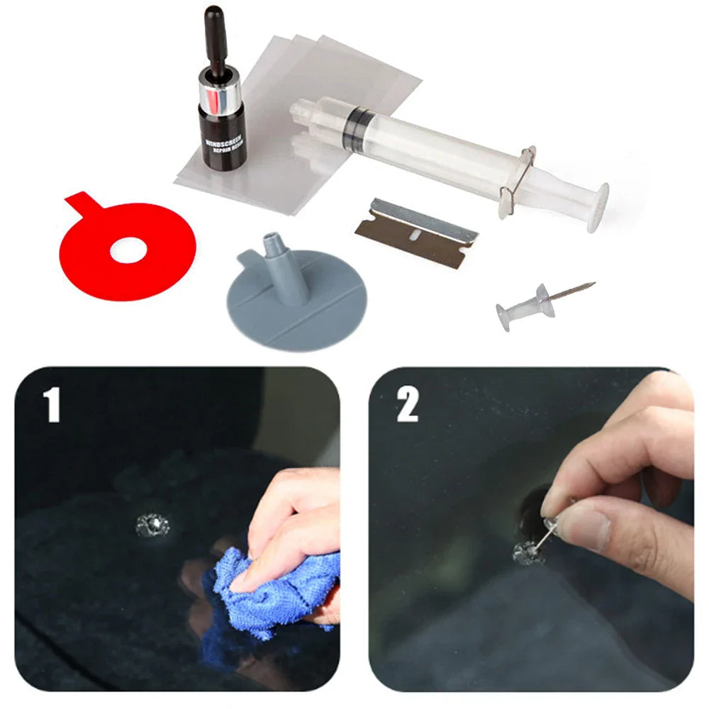 Kit de reparo de vidros especializado