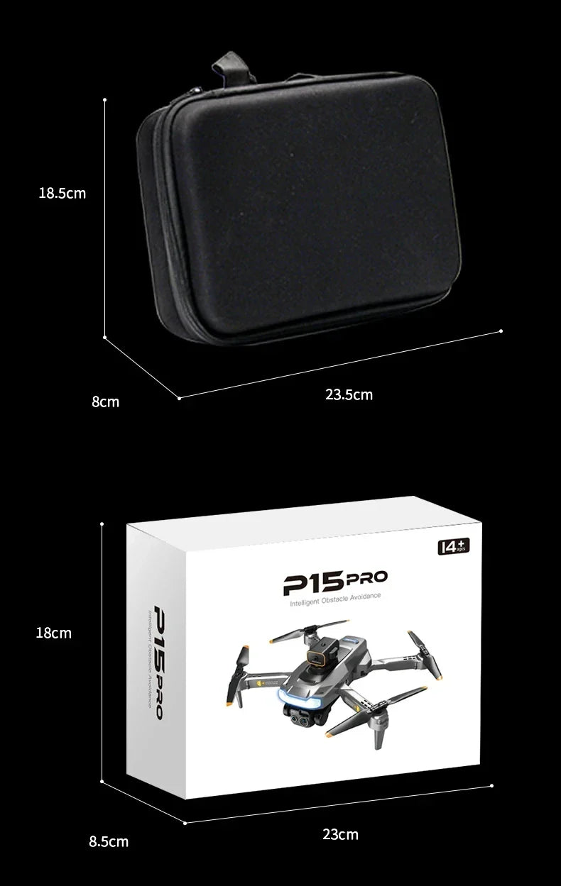 Xiaomi p15 pro drone 8k gps hd fotografia aérea câmera dupla omnidirecional ev