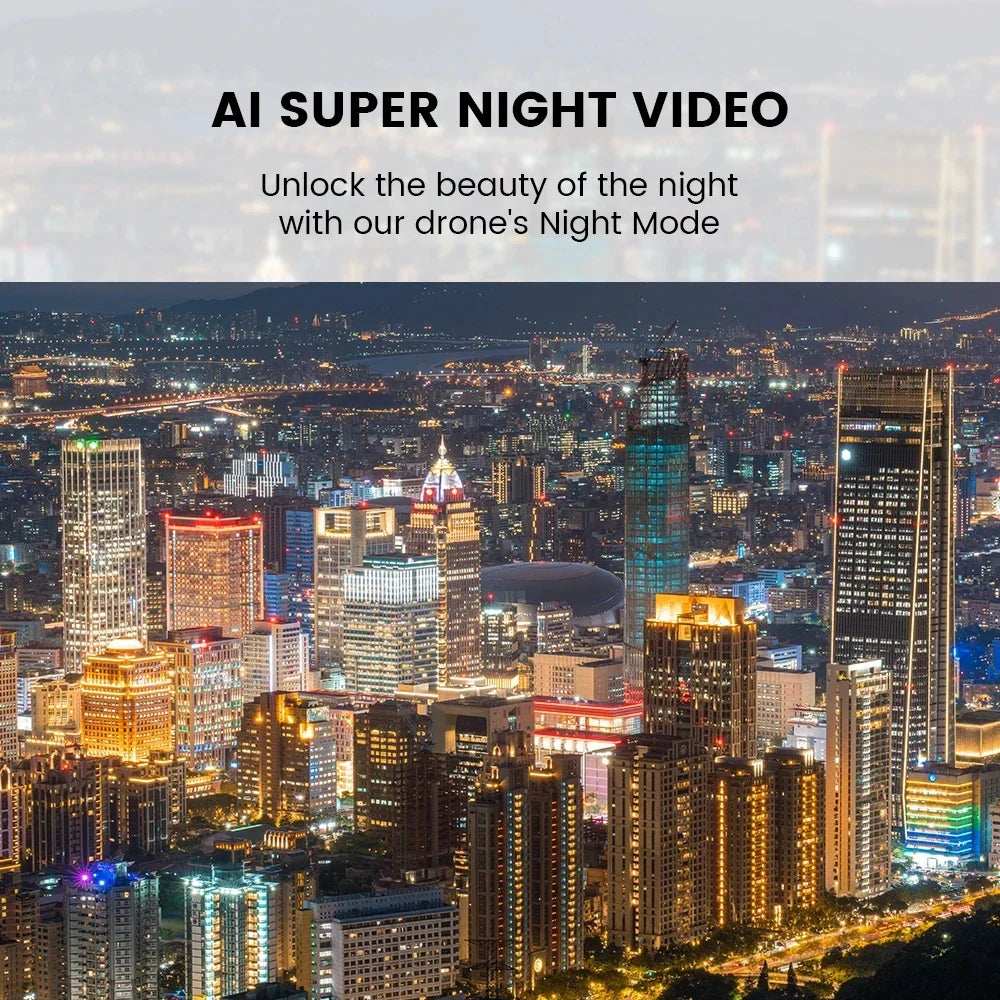 Fimi mini 3 2024 novo drone 4k 60fps ai super night video 9km faixa 3 eixos card