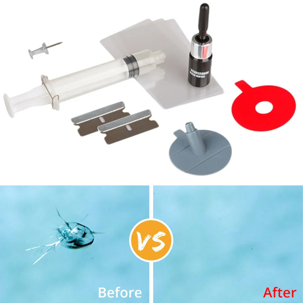 Kit de reparo de vidros especializado