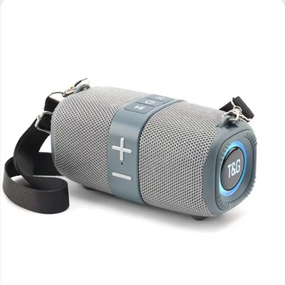 Caixa de som T&amp;G TG667 Crossbody LED Light Portátil Bluetooth Speaker Outdoor Pequeno e
