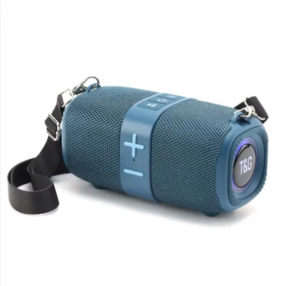Caixa de som T&amp;G TG667 Crossbody LED Light Portátil Bluetooth Speaker Outdoor Pequeno e