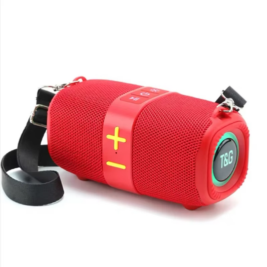 Caixa de som T&amp;G TG667 Crossbody LED Light Portátil Bluetooth Speaker Outdoor Pequeno e