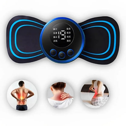 Mini Massageador Corporal Recarregável AlivioDay Cor Preto