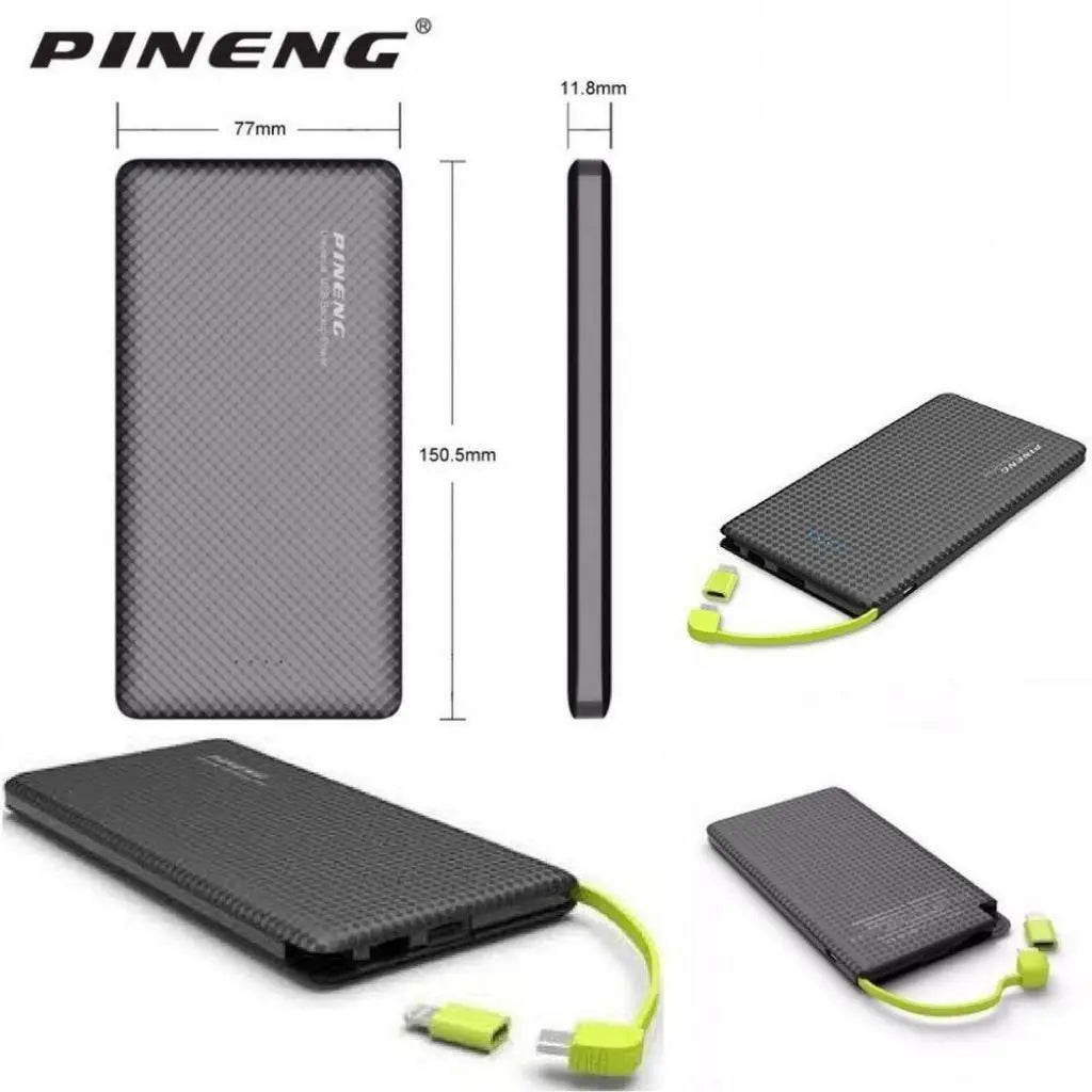 Carregador Portátil Pineng Power Bank 10.000mah V8