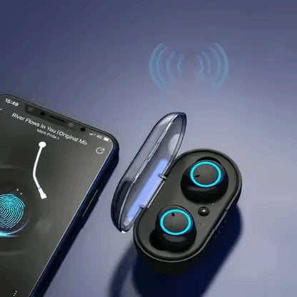 Fone de Ouvido Bluetooth 5.0 TWS Stereo Esportivo Touch