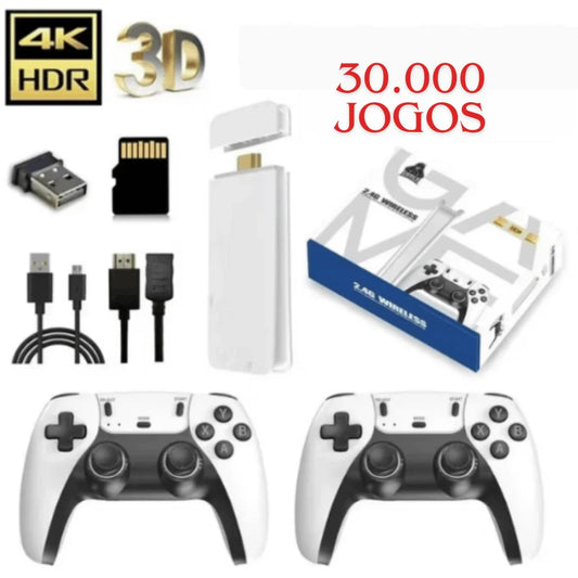 Game Stick Pro M15 - Vídeo Game Retrô 30.000 Jogos
