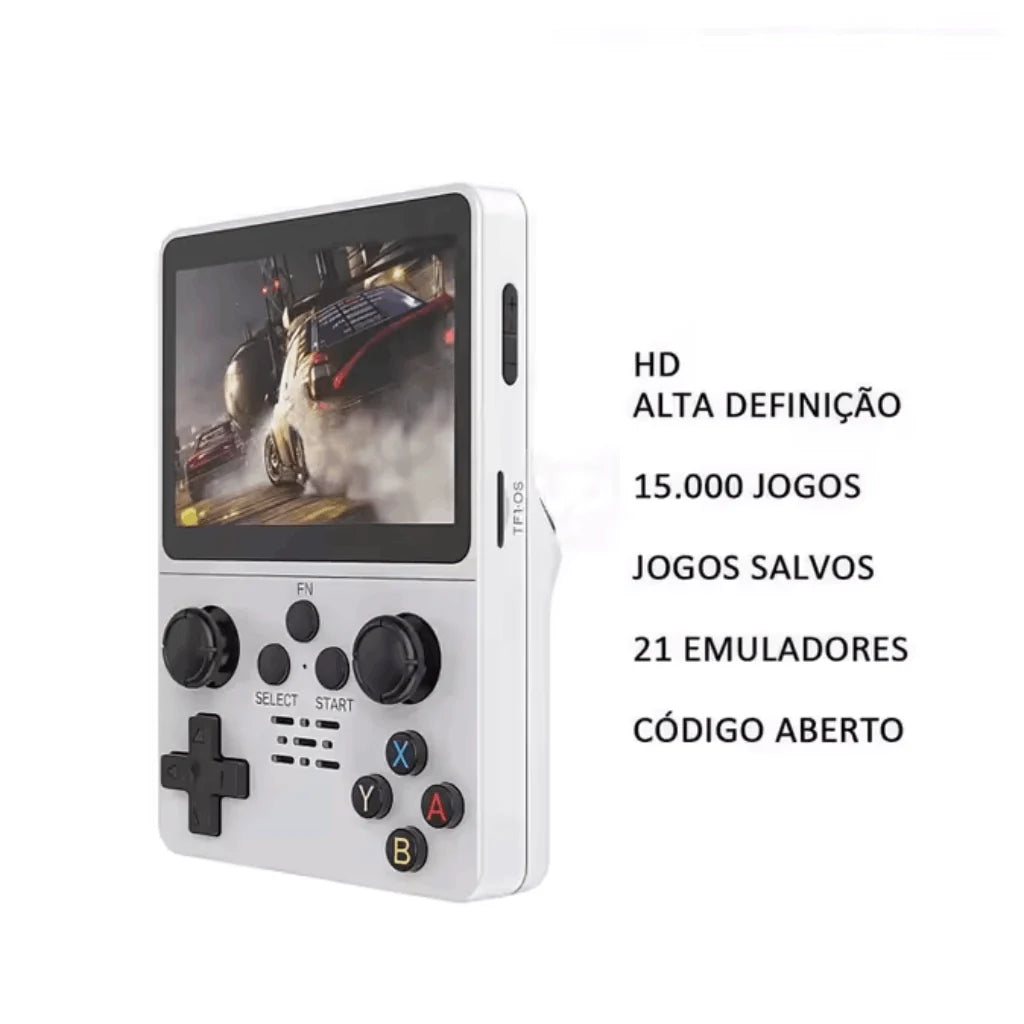 Game Portátil Retro R35S Plus 15 Mil Jogos