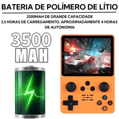 Game Portátil Retro R35S Plus 15 Mil Jogos