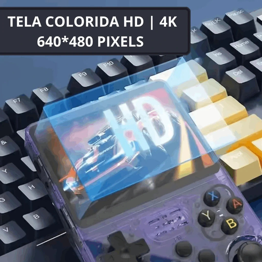 Game Portátil Retro R36S Plus 15 Mil Jogos