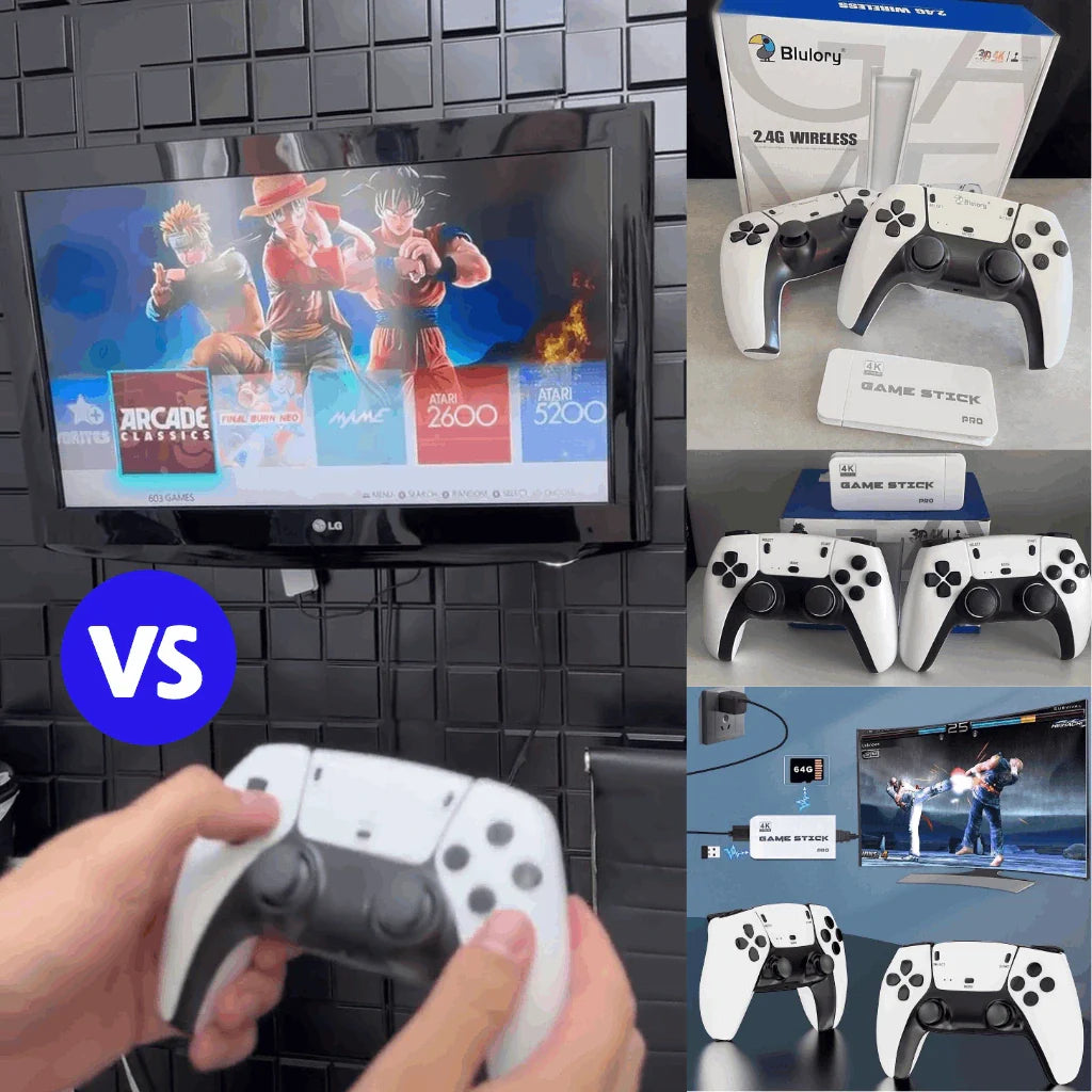Game Stick Pro M15 - Vídeo Game Retrô 30.000 Jogos