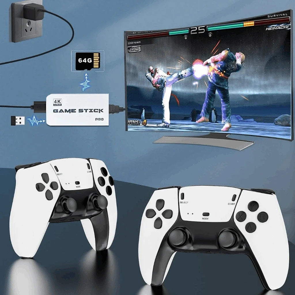 Game Stick Pro M15 - Vídeo Game Retrô 30.000 Jogos
