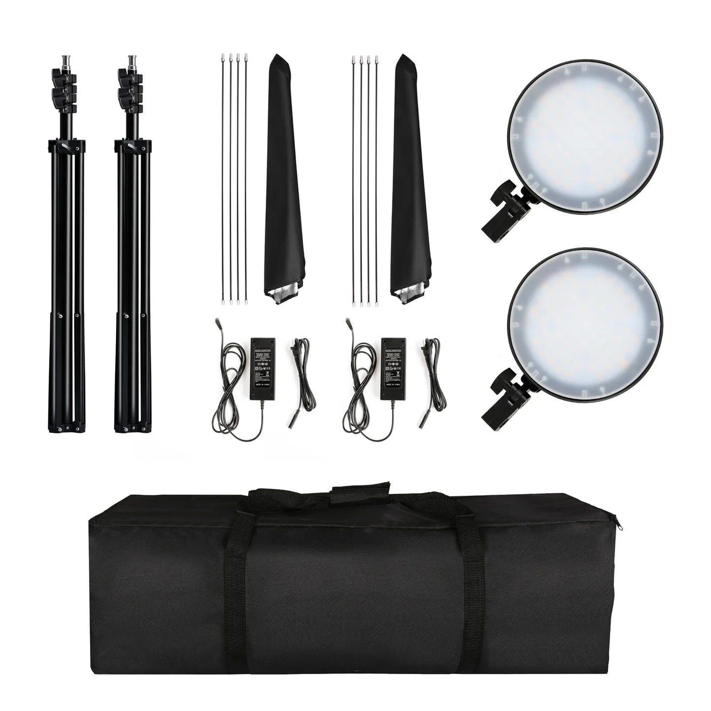 Kit de iluminação SH-Photography Softbox, equipamento Soft Box, quatro lâmpad