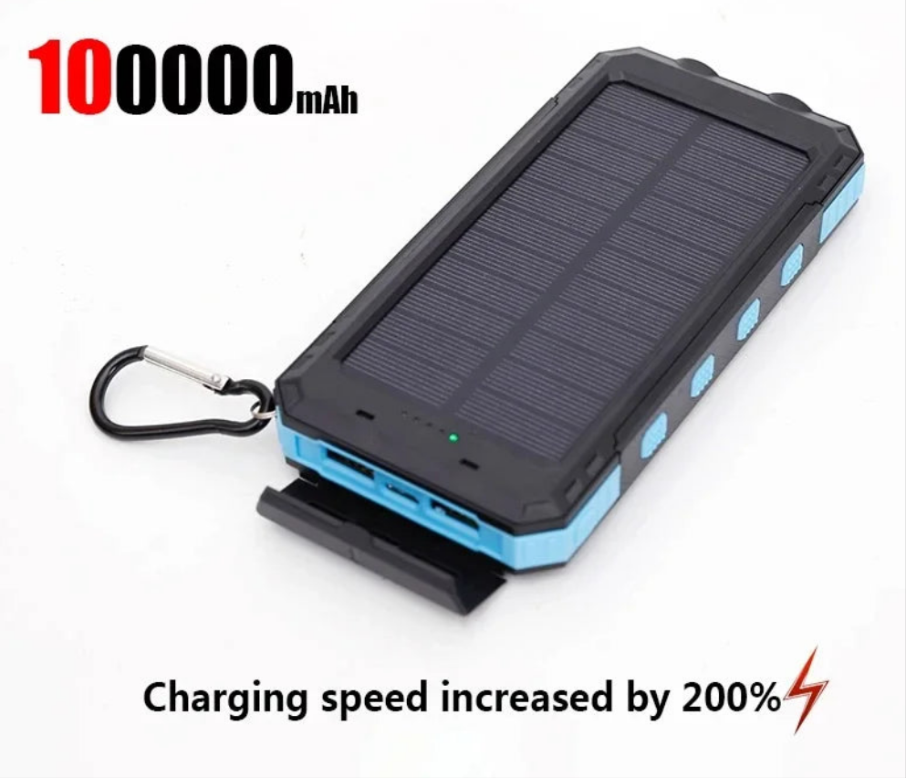 Xiaomi Solar 200000 Carregador portátil de grande capacidade mAh Power Bank com
