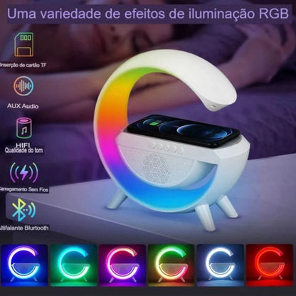 Luminária Bluetooth G Speaker Smart multifuncional 5 em 1