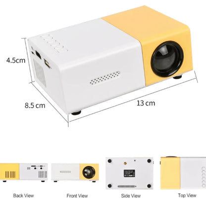 Mini Projetor Portátil Ultra HD