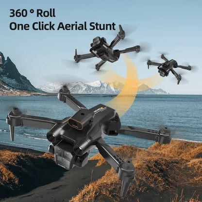 Drone m4 8k professinal com 5g wifi grande angular triplo câmera hd motor sem e
