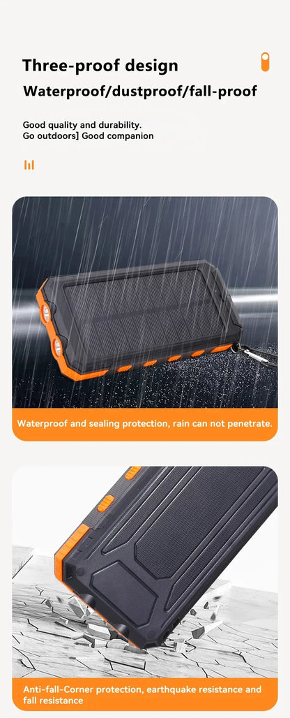 Xiaomi Solar 200000 Carregador portátil de grande capacidade mAh Power Bank com