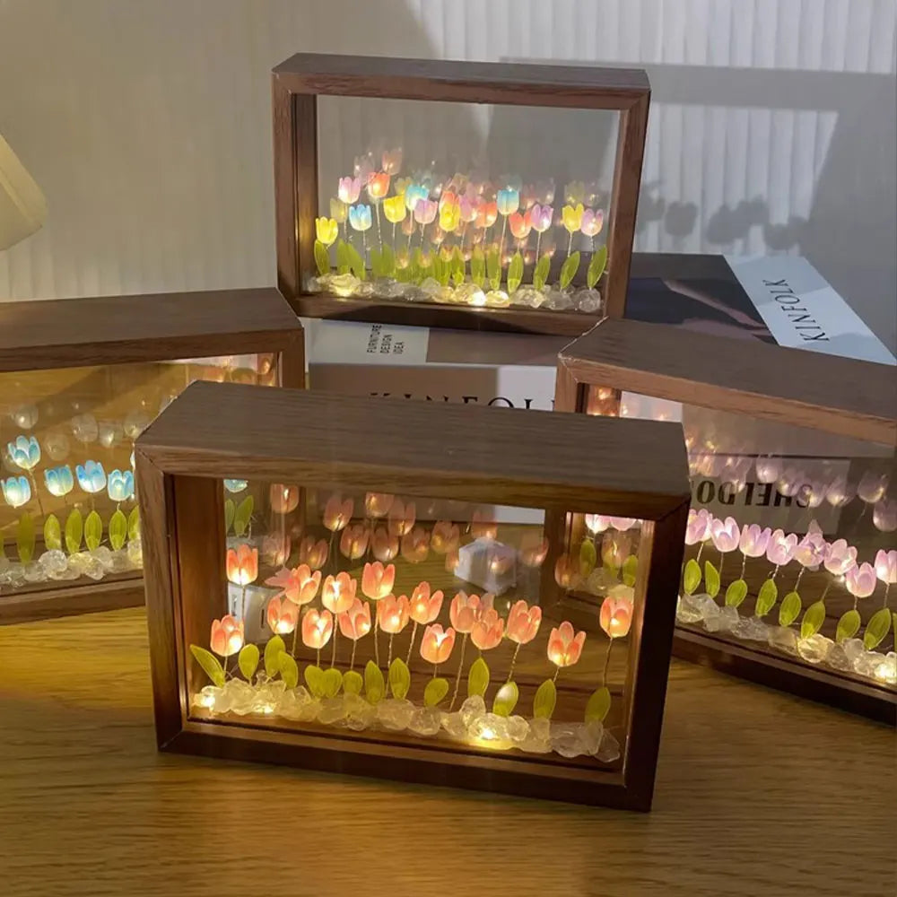 Luminária Personalizada de Flores