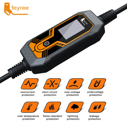 Feyree 32A Carregador Portátil com capacidade de 11KW