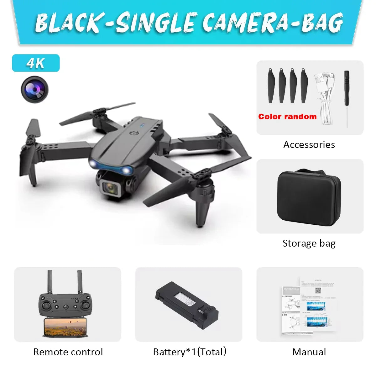 Drone e99pro grava em hd profissional 4k câmera dupla wifi fpv aeronave quadcop