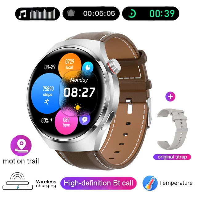 Huawei Watch 4 Pro Smartwatch para Homens, Tela HD, 360x360, Frequência Cardía