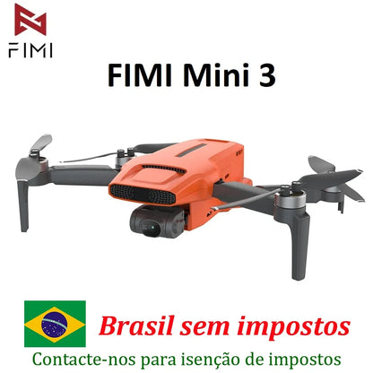Fimi mini 3 2024 novo drone 4k 60fps ai super night video 9km faixa 3 eixos card