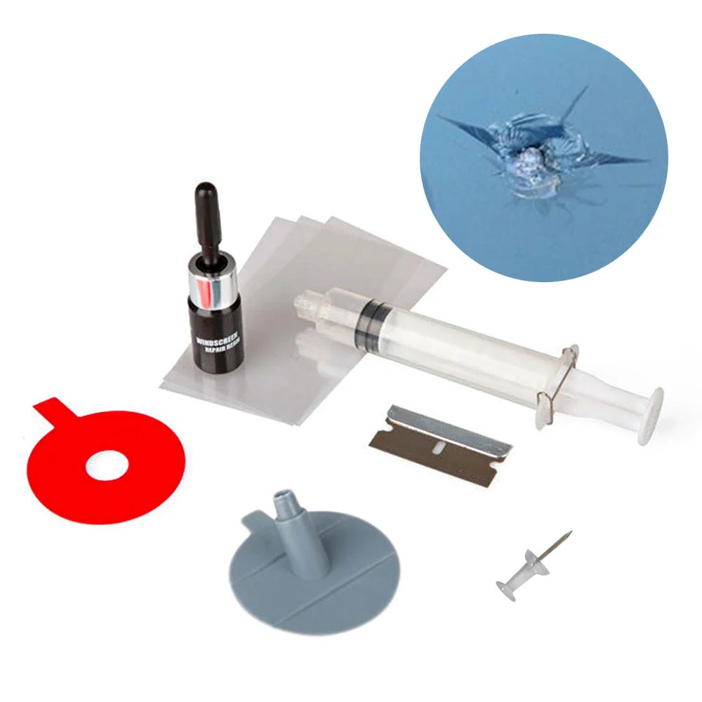 Kit de reparo de vidros especializado
