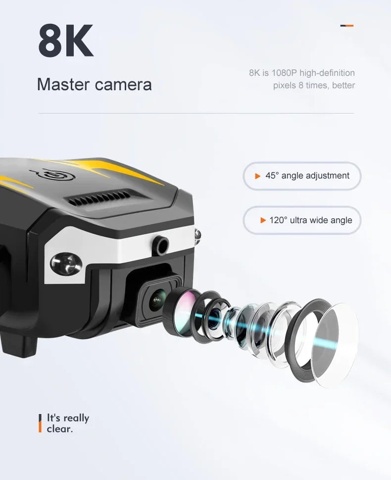 XiaomiJia-Profissional GPS Drone, Fotografia Aérea, Omnidirecional, Evitar Obst