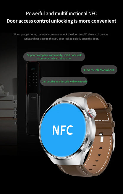 Huawei Watch 4 Pro Smartwatch para Homens, Tela HD, 360x360, Frequência Cardía