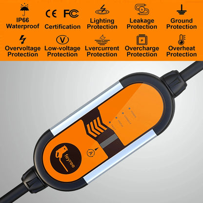 Feyree 32A Carregador Portátil com capacidade de 11KW