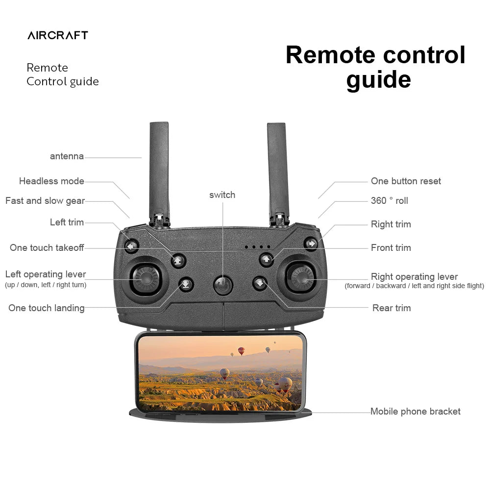Drone e99pro grava em hd profissional 4k câmera dupla wifi fpv aeronave quadcop