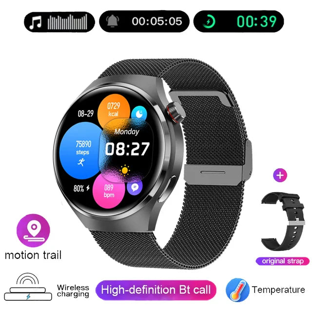 Huawei Watch 4 Pro Smartwatch para Homens, Tela HD, 360x360, Frequência Cardía