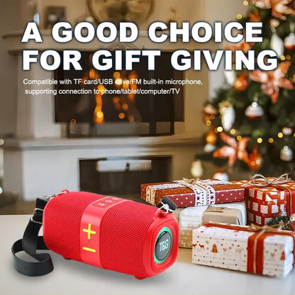 Caixa de som T&amp;G TG667 Crossbody LED Light Portátil Bluetooth Speaker Outdoor Pequeno e