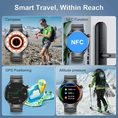 Huawei Watch 4 Pro Smartwatch para Homens, Tela HD, 360x360, Frequência Cardía