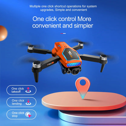 Novo drone s180 8k câmera hd, motor sem escova, posicionamento de fluxo óptico
