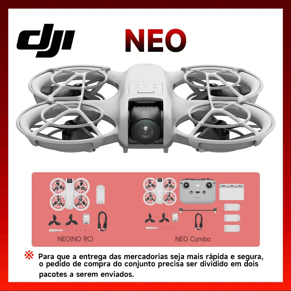 DJI NEO Drone / Fly More Combo 135g 4K Ultra-Estabilizado Vídeo Mobile App Cont