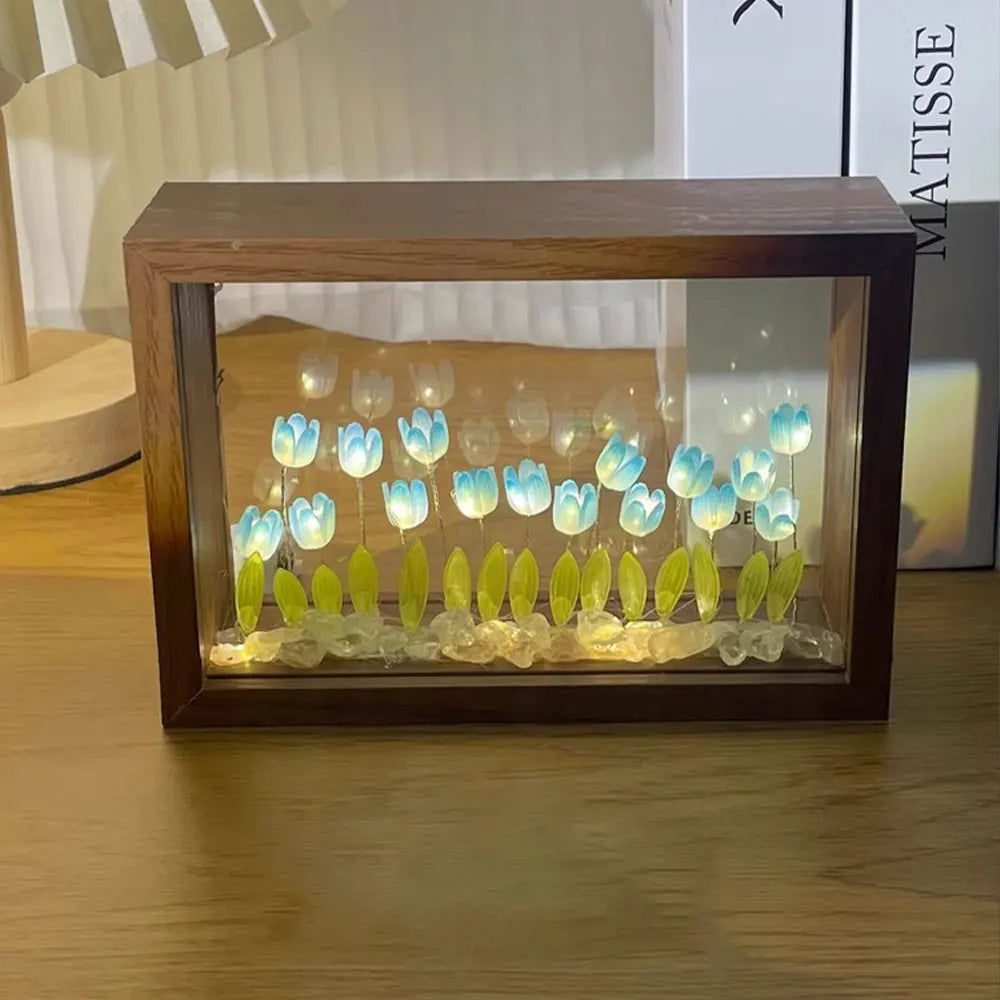 Luminária Personalizada de Flores