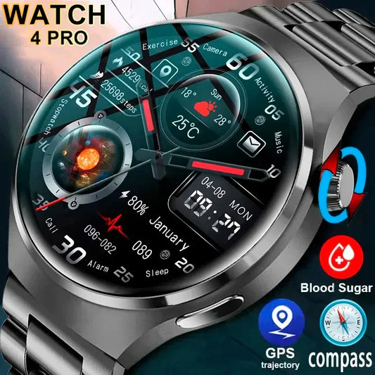 Huawei Watch 4 Pro Smartwatch para Homens, Tela HD, 360x360, Frequência Cardía