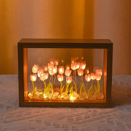 Luminária Personalizada de Flores