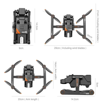 Novo rg700 pro gps drone 8k profissional hd câmera dupla 5g wifi evitar obstác