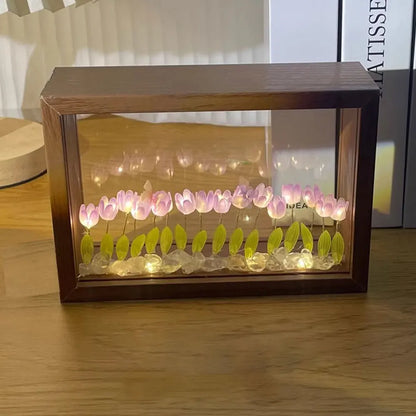 Luminária Personalizada de Flores