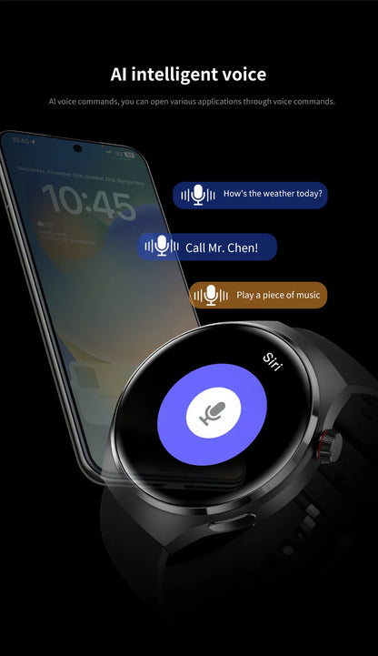 Huawei Watch 4 Pro Smartwatch para Homens, Tela HD, 360x360, Frequência Cardía