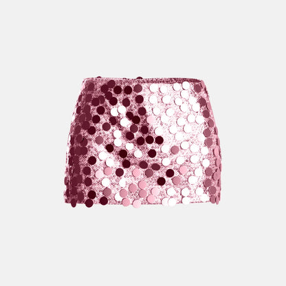 Mini-saia Lantejoula Shiny Sequin